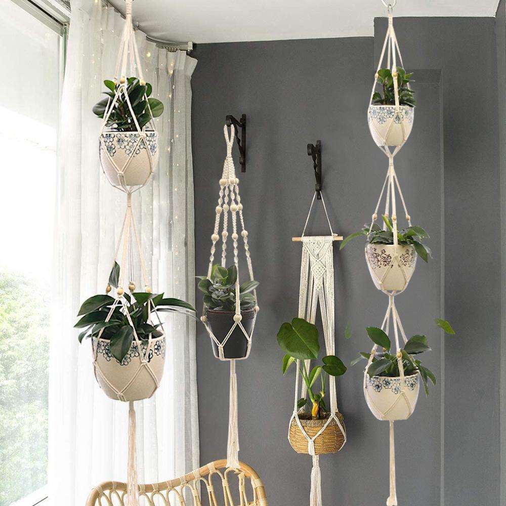 Hanging Flowerpot Holders Indoor/Outdoor